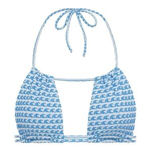 NWT - Montce Wave Repeat Brasil Bikini Top Size Medium